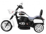 Mamido Dětská elektrická motorka Chopper bílá