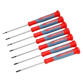 Šroubováky hodinářské, sada 7ks, délka 75mm, magnetický hrot, CrV, EXTOL PREMIUM 8819180