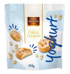 Feiny Biscuits Sušenky s jogurtovým krémem a müsli 154g