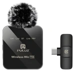 Puluz PU648B černá / Klopový mikrofon / sada 2 ks / bezdrátový / USB-C / 2.4 GHz (PU648B)