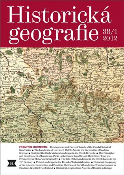 Historická geografie 38/1