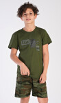Dětské pyžamo šortky Raw khaki 5 - 6