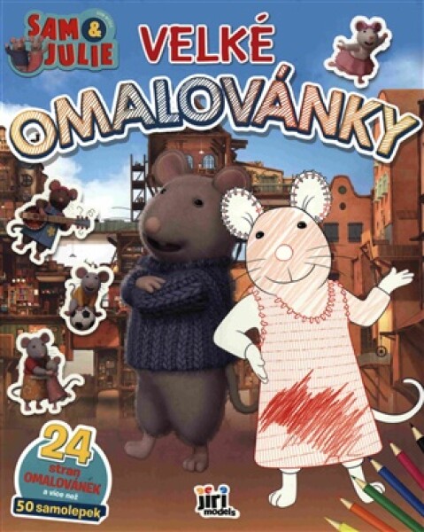 Velké omalovánky Dům myšek Sam & Julie
