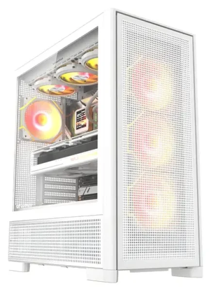 DarkFlash AIRNOVA bílá / PC skříň / Big Tower / E-ATX / 3× 120 mm / USB-C Gen2 / bez zdroje (AIRNOVA WHT (+3F))