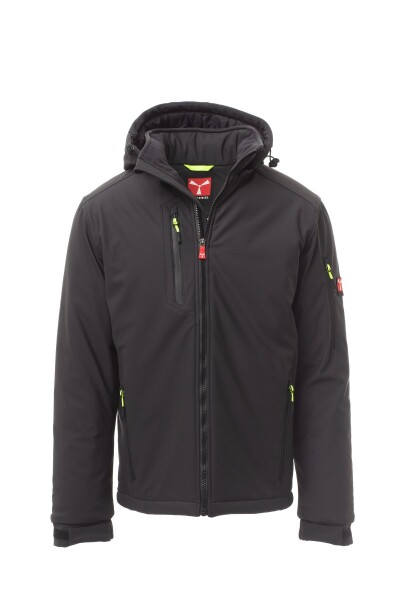 Zateplená softshell bunda Payper CREEK PAD Barva: Antracit/ Černá, Velikost: 5XL (S003300489130445XL)