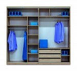 Nábytek Mikulík Skříň GRANDE 240cm - bezúchytkové otevírání + 2x zrcadlo