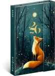 NOTIQUE Týdenní magnetický diář Liška 2026, 11 x 16 cm (PGD-35549-Z)
