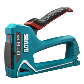 Novus sponkovačka J-15, ABS plast, mechanická, typ sponek A, D