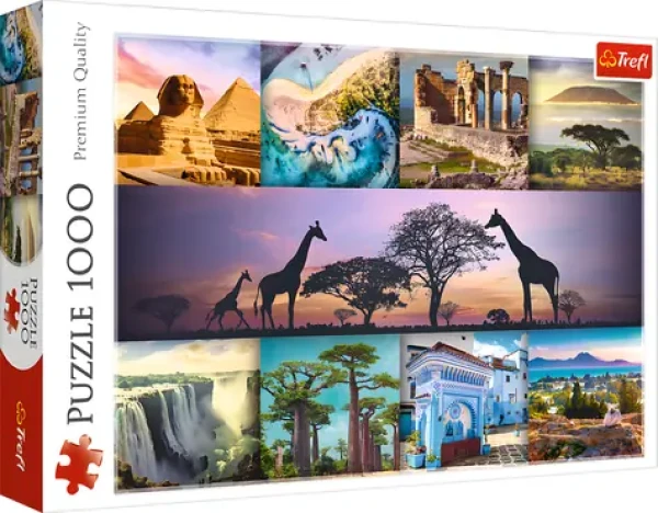 TREFL Puzzle Koláž Afrika