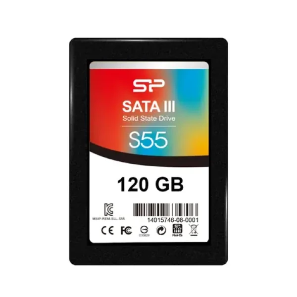 Silicon Power S55 120GB / SSD / SATA III / 7mm / čtení: 520 MBs / zápis: 370MBs (SP120GBSS3S55S25)