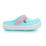 Pantofle Crocs Crocband Clog K - Ice Blue/white