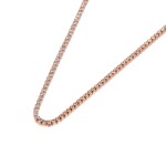 Náhrdelník se zirkony Valérie Rose Gold - tennis řetízek, Zlatá 36 cm + 5 cm (prodloužení)