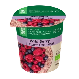 BIO Celozrnná ovesná kaše - Auga (lesní ovoce, 60 g) (42139-2-60g-wildberries)