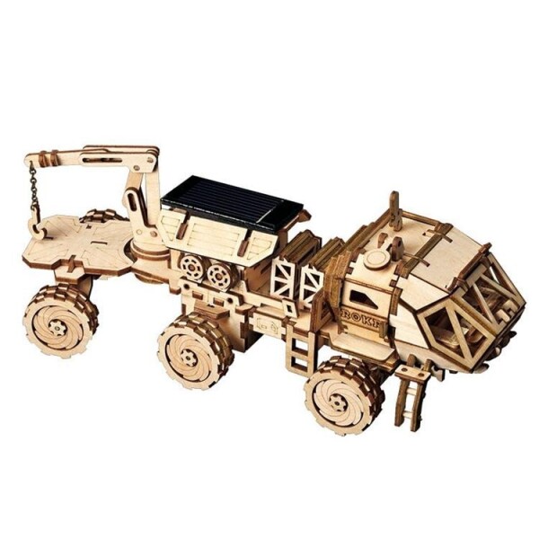 NiXiM Dřevěné 3D puzzle - Mars rover 3