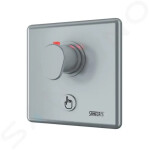 SANELA - Senzorové sprchy Ovládání sprch piezo tlačítkem s termostatickým ventilem pro teplou a studenou vodu, chrom SLS 02PT