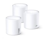 TP-Link Deco X60(3-pack) WiFi6 Mesh (AX5400, 2,4GHz/5GHz, 2xGbELAN/WAN) EDF_438463
