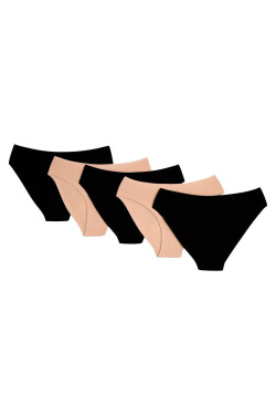 DÁMSKÉ KALHOTKY FRIMY 5 PAK 43674 SS25 BLACK-BEIGE XL
