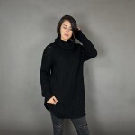 HOSH Pletený jednobarevný rolák CLAIRE Barva: Tmavě šedá