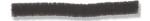 Heyda Plyšový drát 10 ks 8 mm 50 cm černý