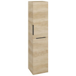 Dřevojas - Vysoká skříň s košem na prádlo DOS SVD2K 35 - D15 Nebraska / Úchytka T07 / D15 Nebraska / Pravé 210618IP