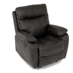 TV a relaxační křeslo s elektrickým ovládáním, potah coffee látka v dekoru vintage, 1 motor 240V