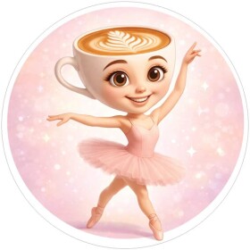 Obrázek Jedlý papír na dort Brainrot Balerina