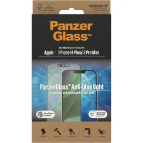 PanzerGlass Tvrzené sklo UWF Anti-Bluelight AB s aplikátorem pro Apple iPhone 14 Plus/13 Pro Max černá (2793)