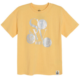 Tričko s krátkým rukávem Smiley World- žluté - 134 YELLOW