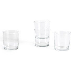 HAY Sklenička Medium Clear 360 ml – set 4 ks, čirá barva, sklo