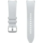 SAMSUNG Hybridní řemínek z eko kůže 20 mm (S/M) stříbrná (ET-SHR95SSEGEU)