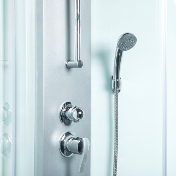 KERRA - Kabina s hydromasáží Karolina 90 WH (bílá) 5907548112576