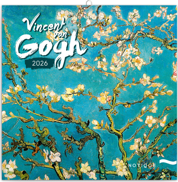 Kalendář 2026 poznámkový: Vincent van Gogh, 30 x 30 cm