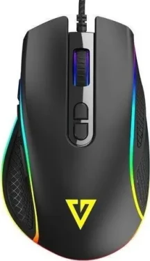 MODECOM Volcano Veles černá / Herní myš / optická / 12800 DPI / 8 tlačítek / USB (M-MC-VELES-100)