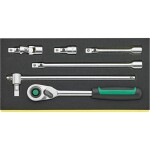 Wera 005440 Magnetická lišta B Deep 1 se sadou prodloužených nástrčných hlavic 8 ÷ 19 mm typ 8790 HMB Deep 3/8" (Sada 9 dílů) 05005440001