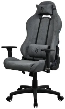 Arozzi Torretta Soft Fabric popelavě šedá / Herní židle / látkové čalounění / nastavitelná výška a úhel / otočná o 360° (TORRETTA-SFB-ASH2)