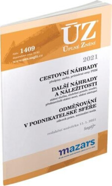 ÚZ 1409 Cestovní náhrady, Odměňování v podnikatelské sféře, 2021