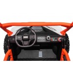 Mamido Dětské elektrické autíčko Farmer Truck UTV Racing 4x4 24V bílé