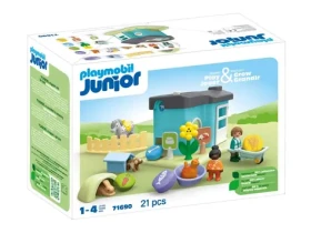 Playmobil® Junior 71690 Ustájení zvířat s dávkovačem krmiva