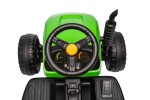 Mamido Dětský elektrický traktor BBH-030 s přívěsem zelený