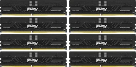 Kingston FURY Renegade Pro Black XMP 128GB (8x16GB) DDR5 5600MHz / CL36 / DIMM / ECC / XMP / 1.25V (KF556R36RBK8-128)
