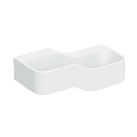 GEBERIT - Bambini Dvojumyvadlo pro děti, 90x39 cm, pravé, bez přepadu, bez otvoru pro baterii, alpská bílá 502.974.00.2