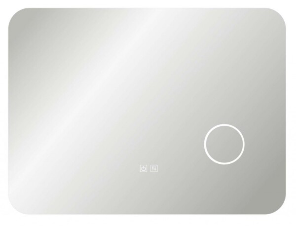 Kielle - Idolio Zrcadlo s LED osvětlením a vyhříváním, 60x80 cm, kosmetické zrcátko 50324021
