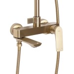 REA - Sprchový set AVALON GOLD BRUSH REA-P2400