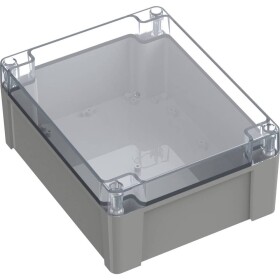 TRU COMPONENTS TC-10861048 univerzální pouzdro 240 x 191.30 x 105.60 polykarbonát světle šedá 1 ks
