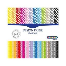 Playbox Barevné papíry oboustranné, 24 listů, 305 305 mm, vydání