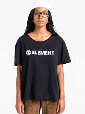 Element ELEMENT LOGO FLINT BLACK dámské tričko s krátkým rukávem - S