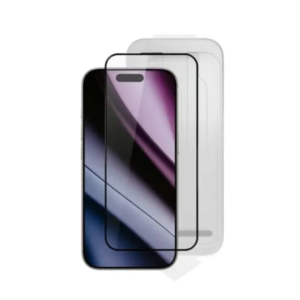 Epico Hero Glass 3D DF ochranné sklo pro iPhone 15 Pro Max / odolné proti pádu / Ultra-široké krytí (81412151300019)