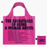 Skládací nákupní taška LOQI GUERRILLA GIRLS The Advantages Of Being A Woman Artist