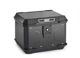 Alp44B Alpina kufr Givi hliníkový černě lakovaný (Monolock s vlastní plotnou), objem 44 ltr.