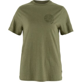 FJÄLLRÄVEN Hemp Blend Out Here T-shirt W, Green (vzorek) velikost: M